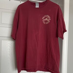 Womens Red Graphic T-Shirt